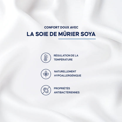 Draps en Soie Naturelle Soya